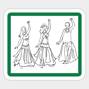 Dancing Equals Sticker